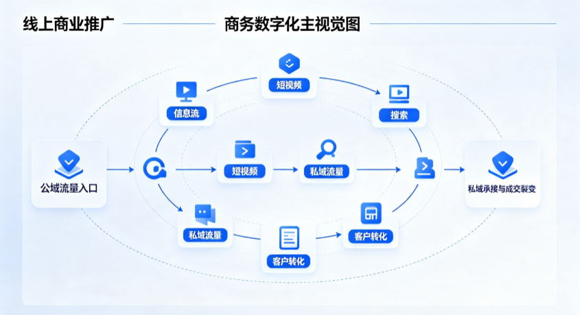 大方县线上商业推广怎么做？全域流量闭环搭建与低成本转化实战指南
